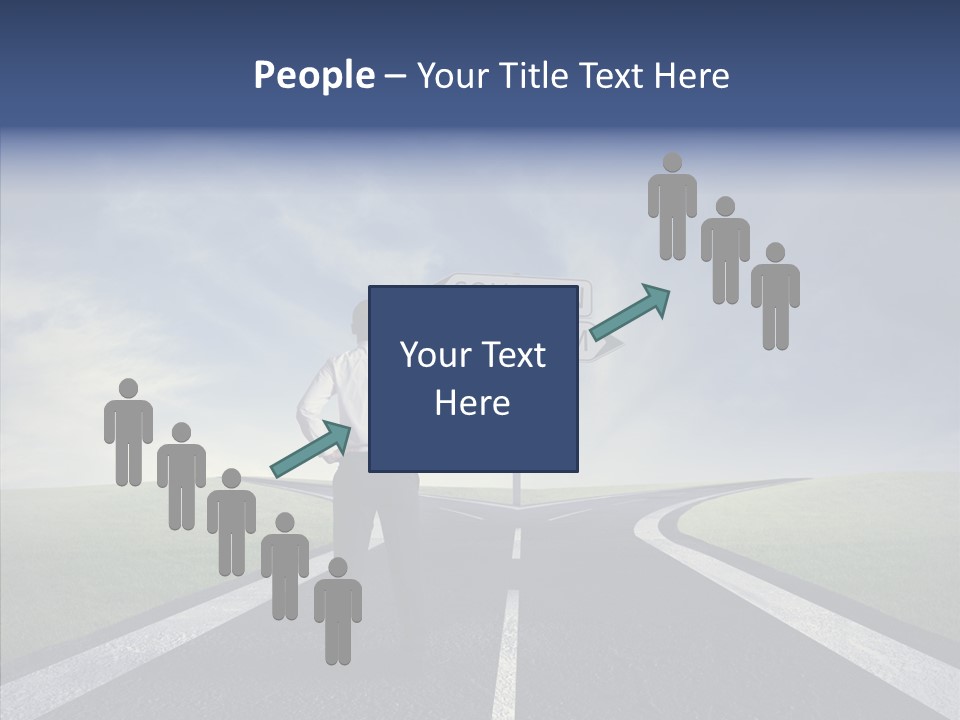 Crossroad Challenge Debt PowerPoint Template