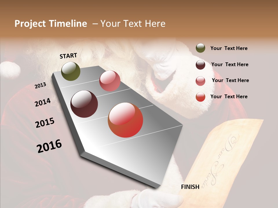 Newyear New Cap PowerPoint Template