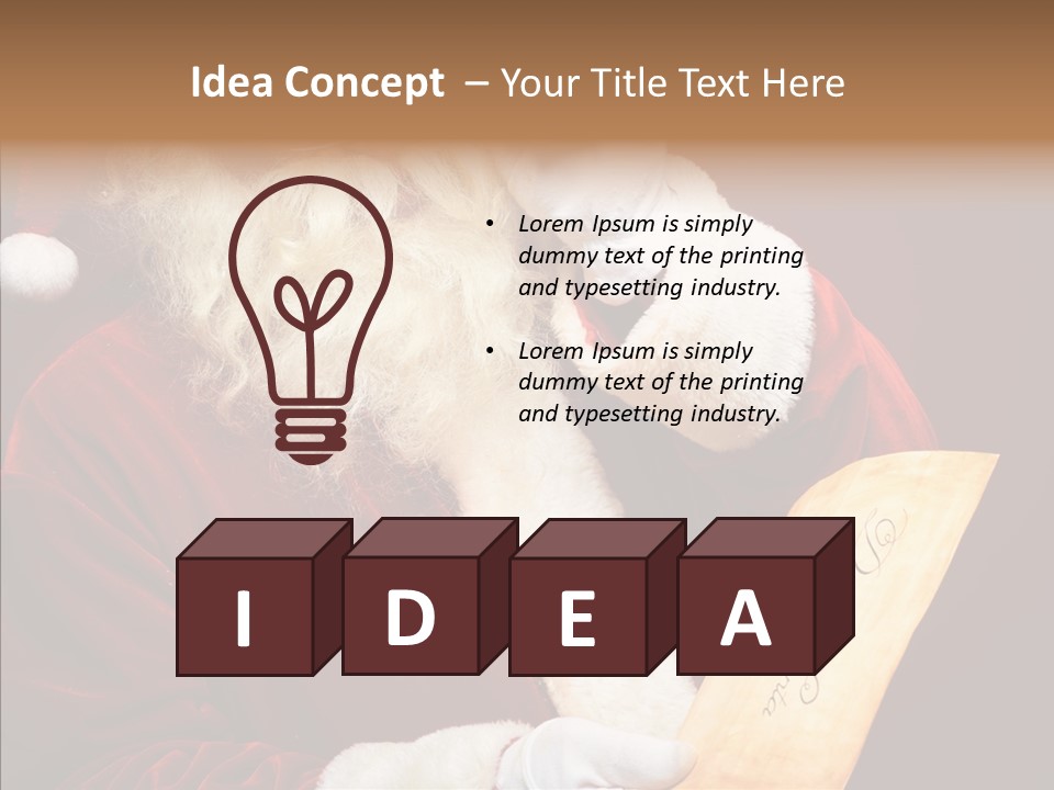 Newyear New Cap PowerPoint Template