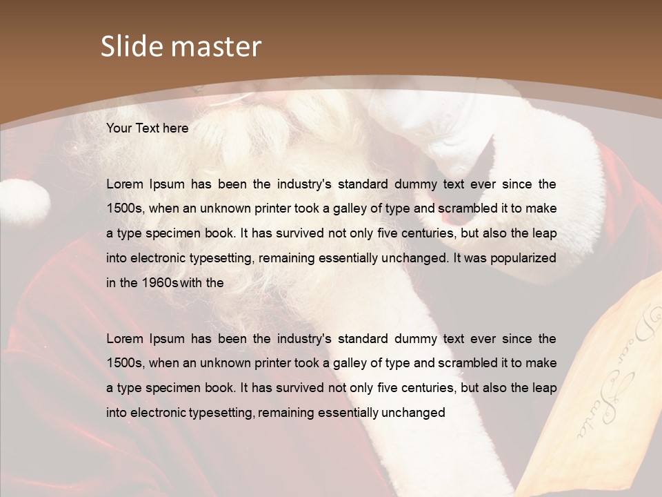 Xmass Eve People PowerPoint Template