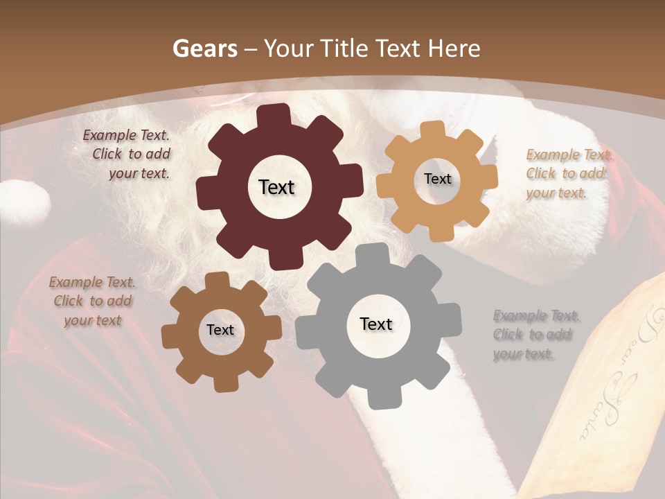 Xmass Eve People PowerPoint Template