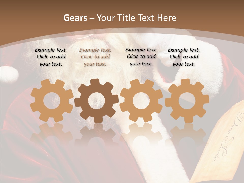 Xmass Eve People PowerPoint Template