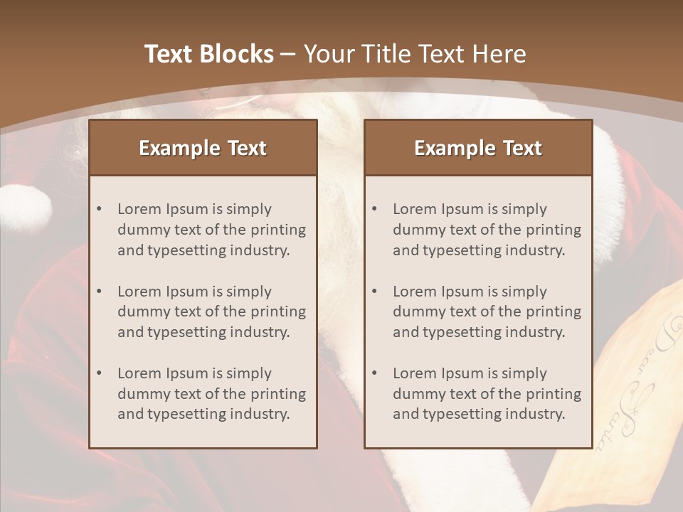 Xmass Eve People PowerPoint Template