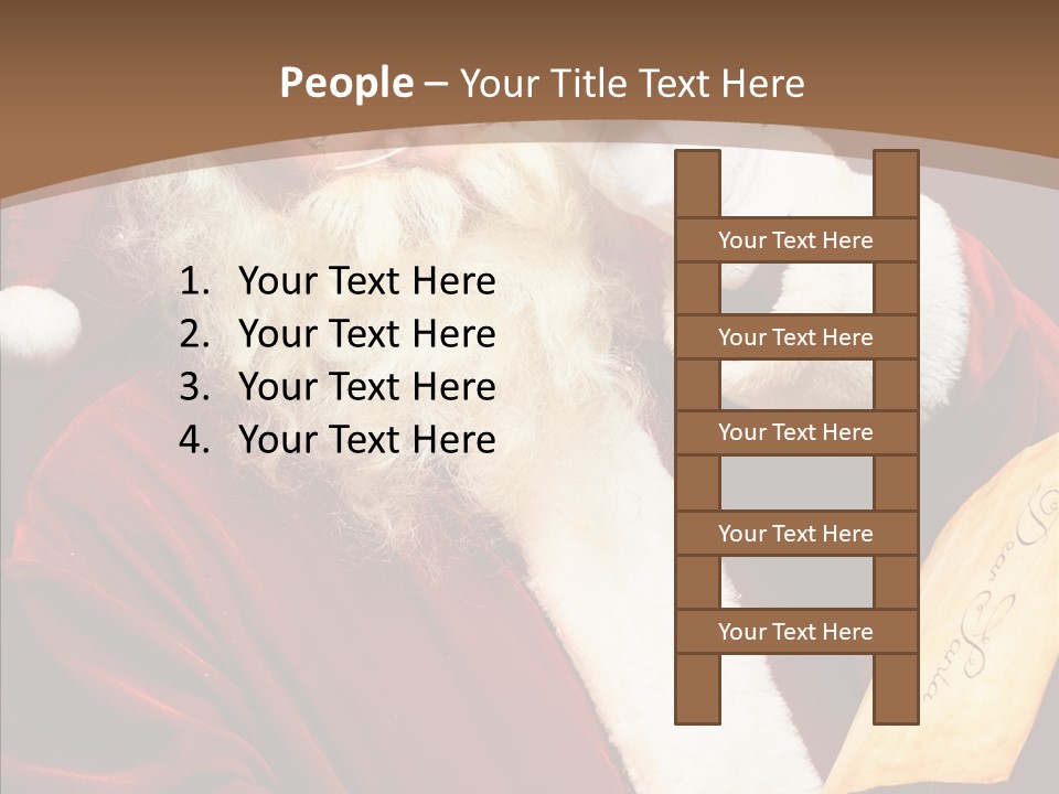 Xmass Eve People PowerPoint Template