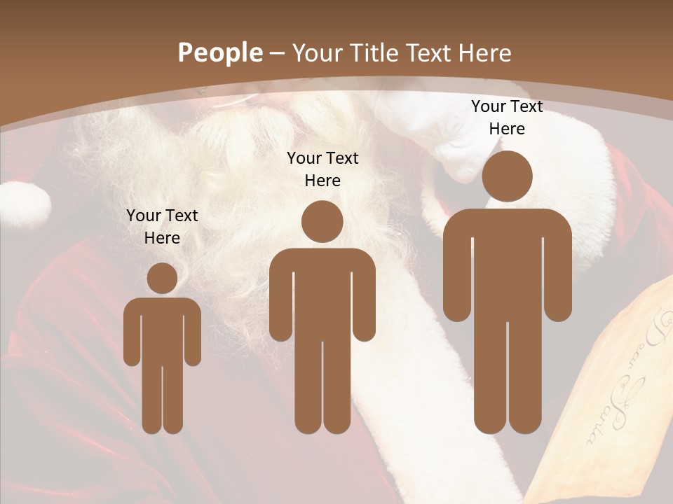 Xmass Eve People PowerPoint Template