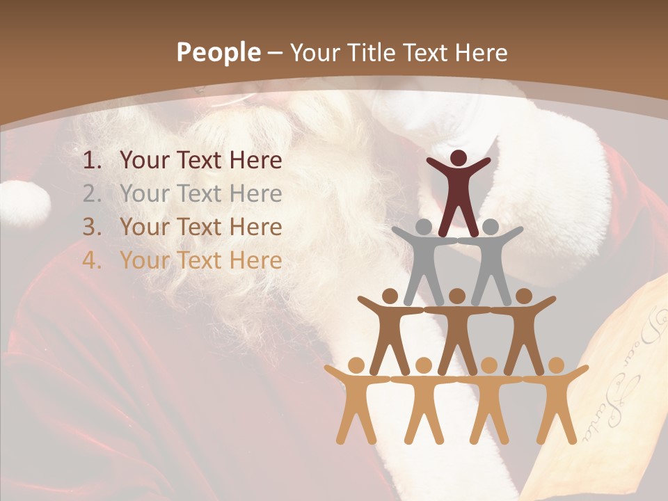 Xmass Eve People PowerPoint Template