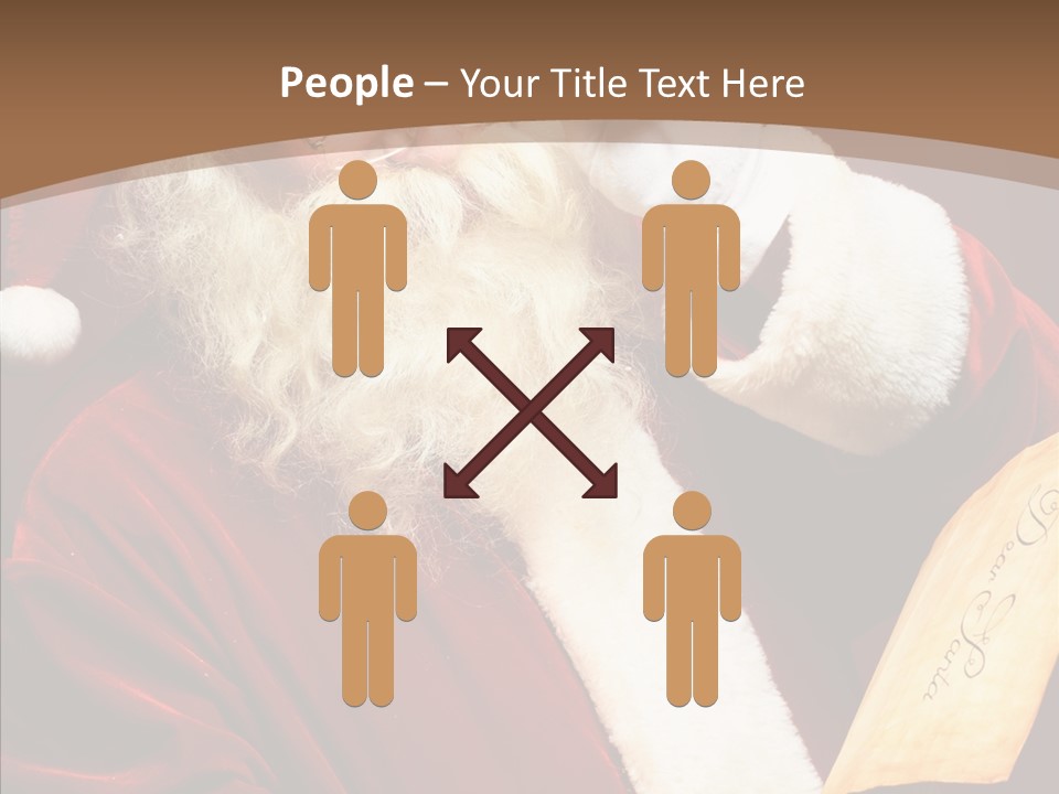 Xmass Eve People PowerPoint Template