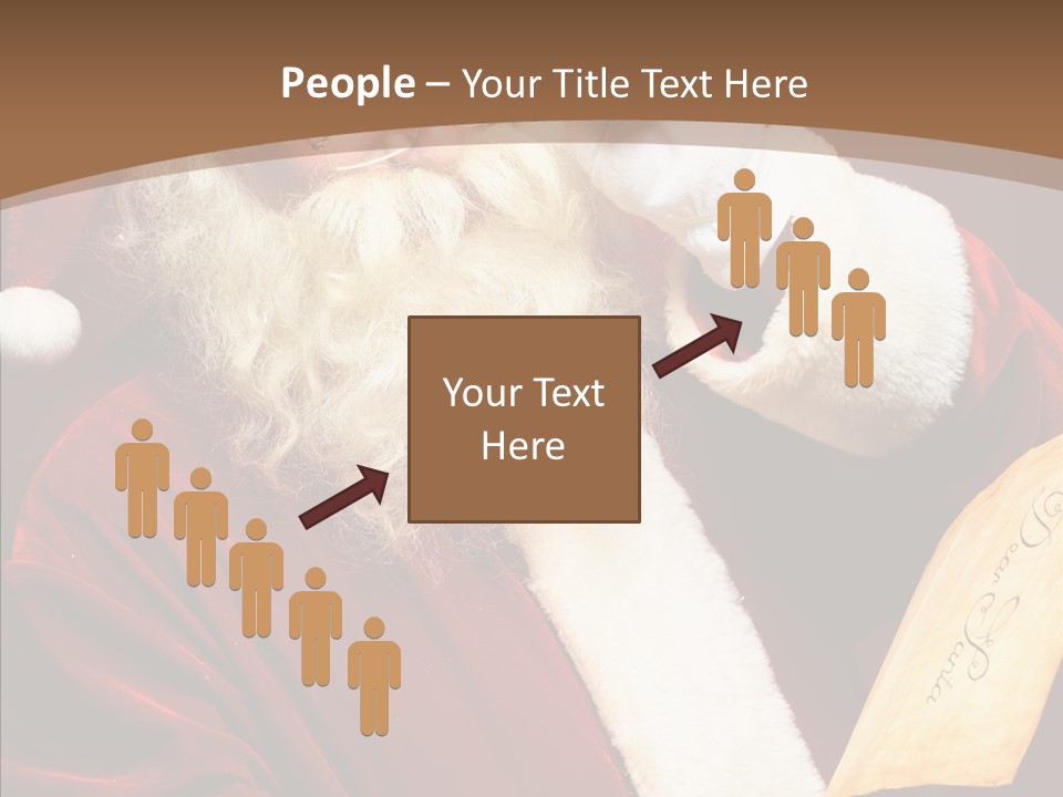 Xmass Eve People PowerPoint Template