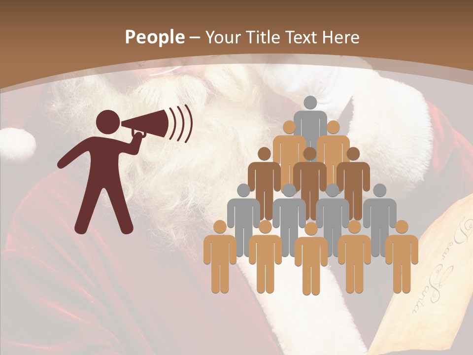 Xmass Eve People PowerPoint Template