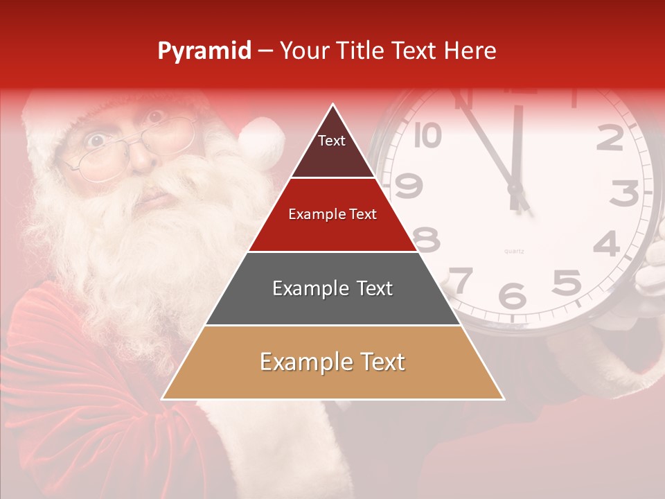 Eve Clock Eyeglasses PowerPoint Template