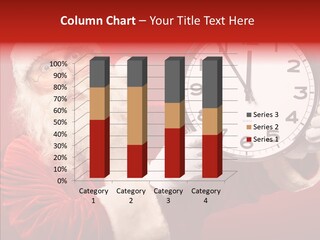 Eve Clock Eyeglasses PowerPoint Template