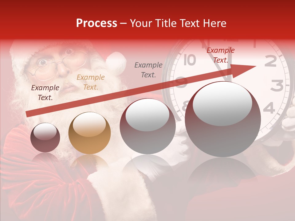 Eve Clock Eyeglasses PowerPoint Template