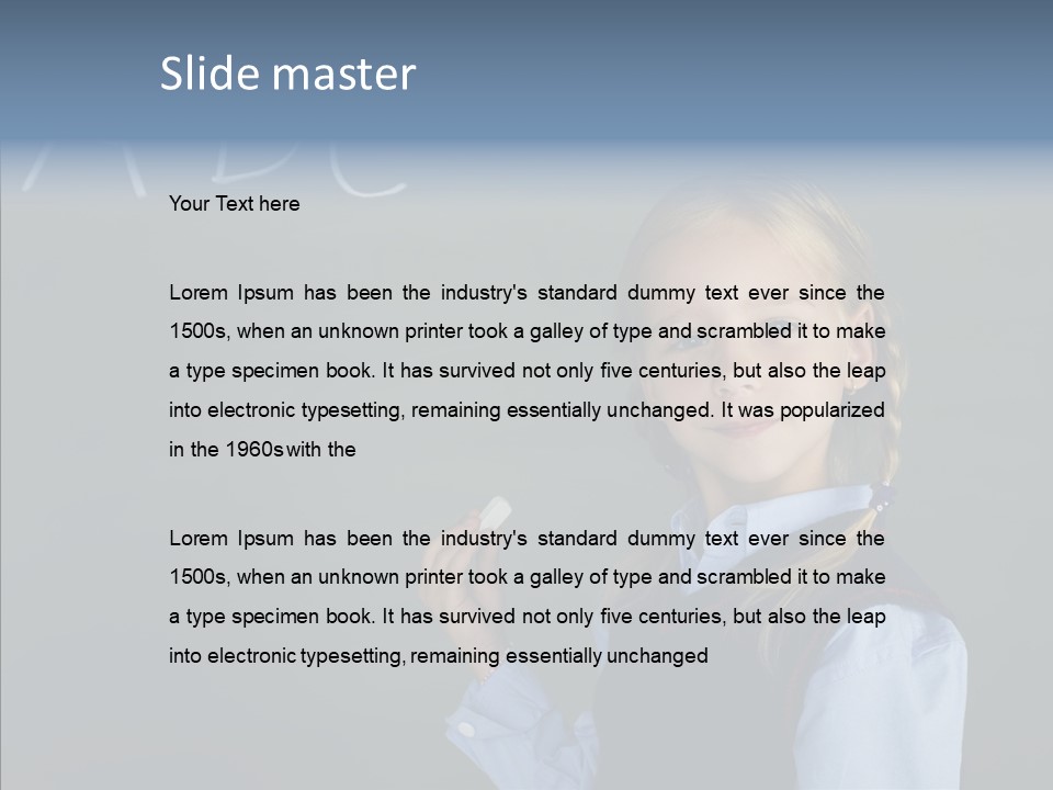 Equation Draw Study PowerPoint Template