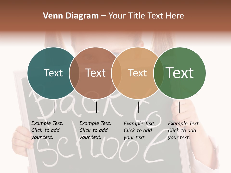 School Girl Backpack Starter PowerPoint Template