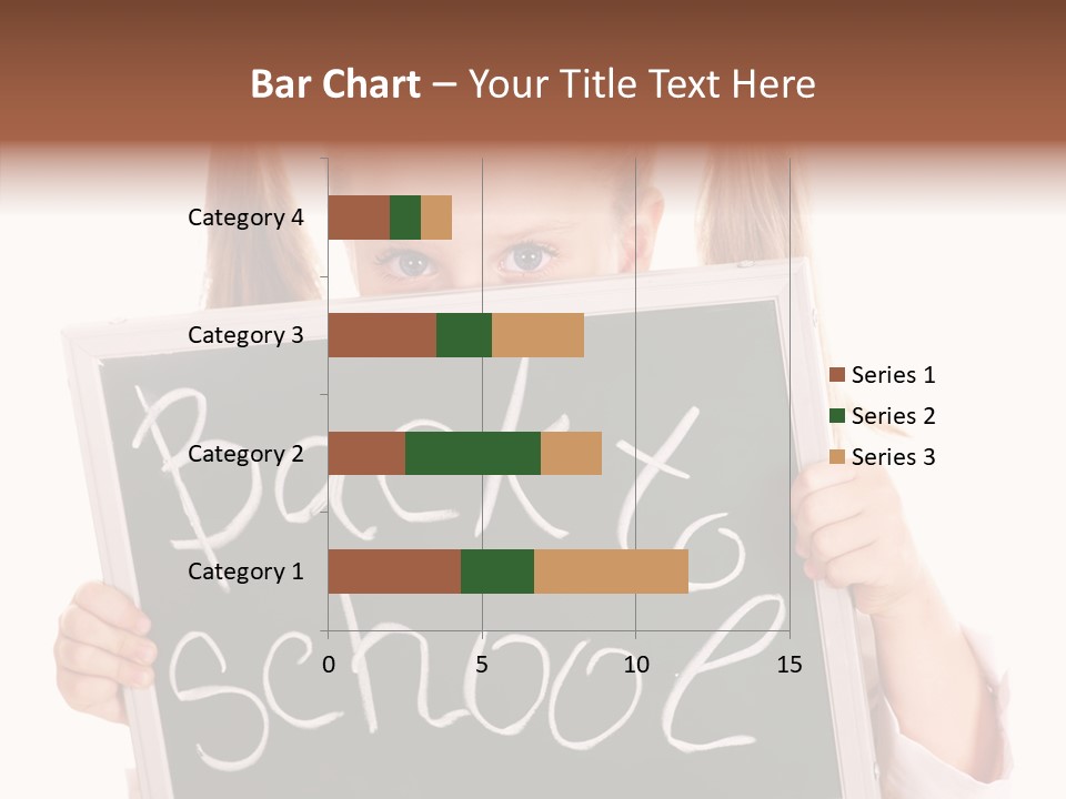 School Girl Backpack Starter PowerPoint Template