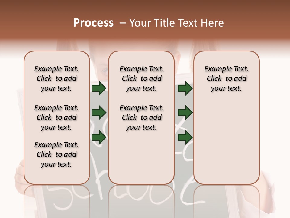 School Girl Backpack Starter PowerPoint Template