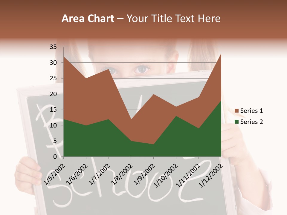 School Girl Backpack Starter PowerPoint Template