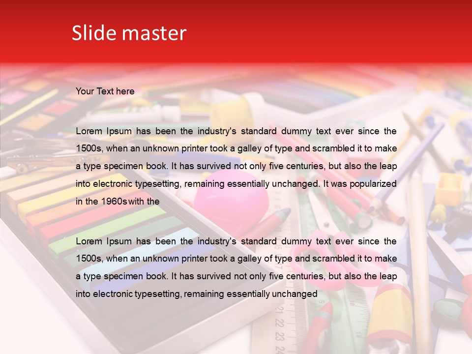 Brush No People Lifestyles PowerPoint Template