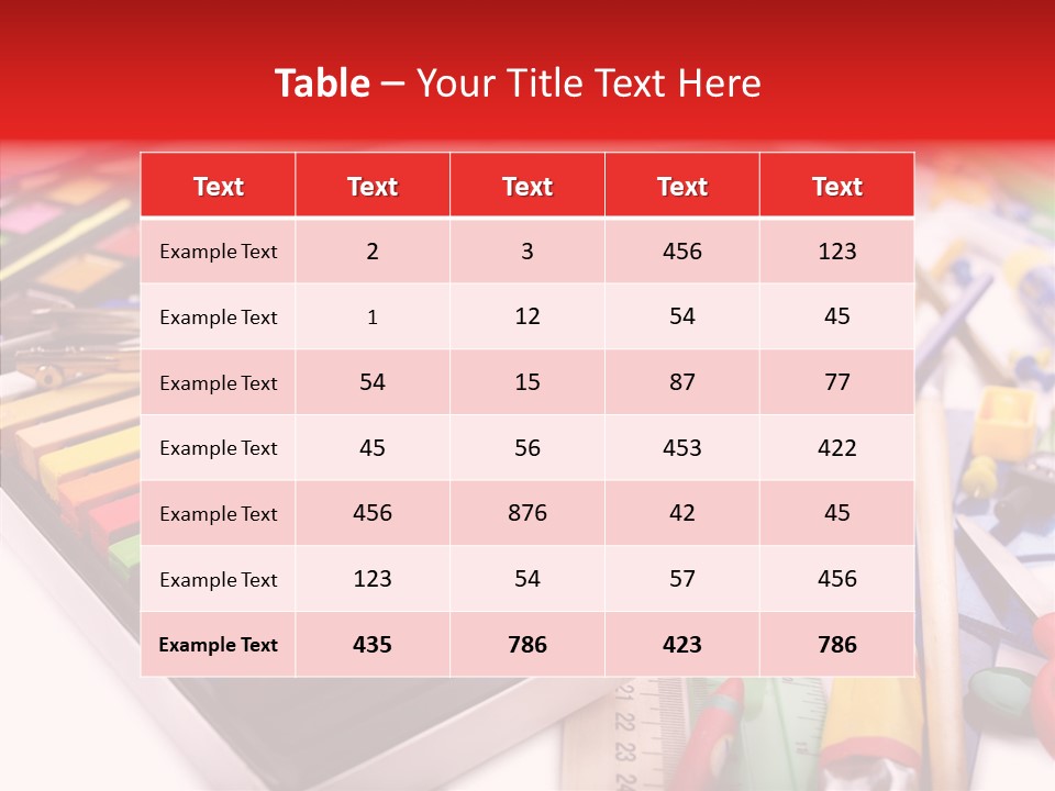 Brush No People Lifestyles PowerPoint Template