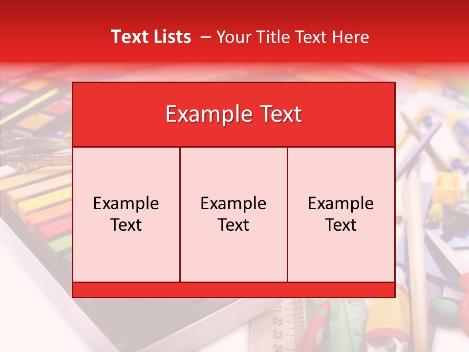 Brush No People Lifestyles PowerPoint Template