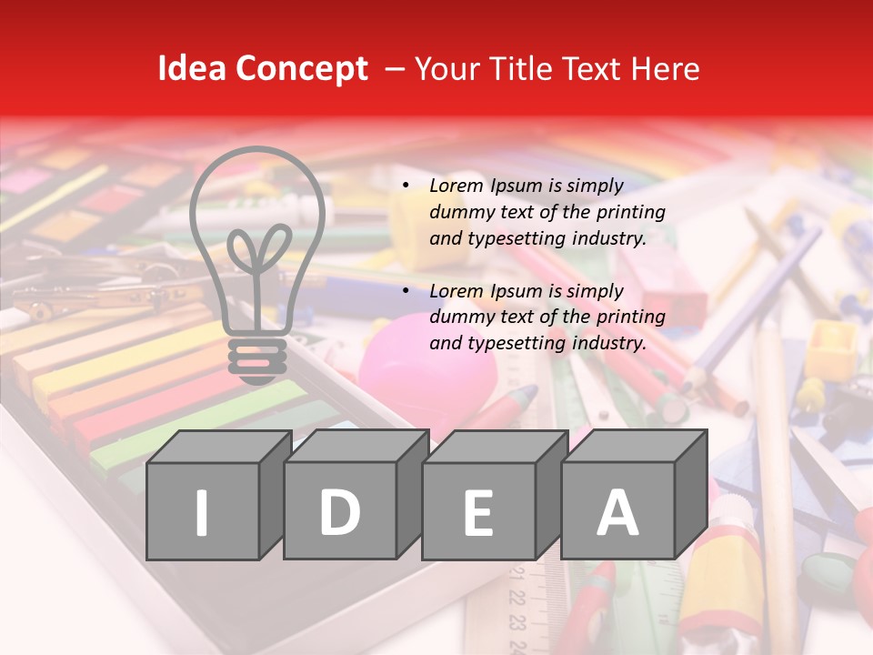 Brush No People Lifestyles PowerPoint Template