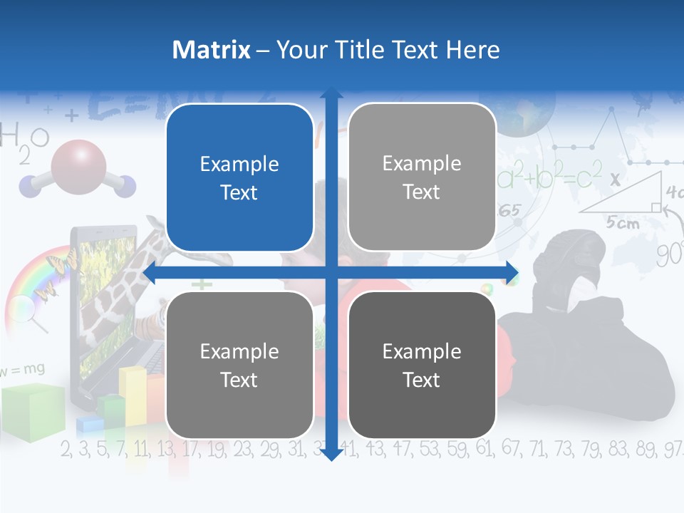 Sitting Little Advanced PowerPoint Template