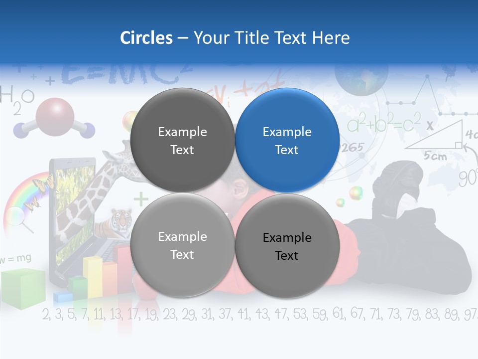 Sitting Little Advanced PowerPoint Template