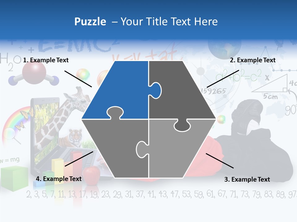 Sitting Little Advanced PowerPoint Template