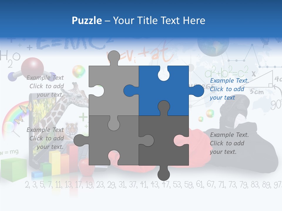 Sitting Little Advanced PowerPoint Template