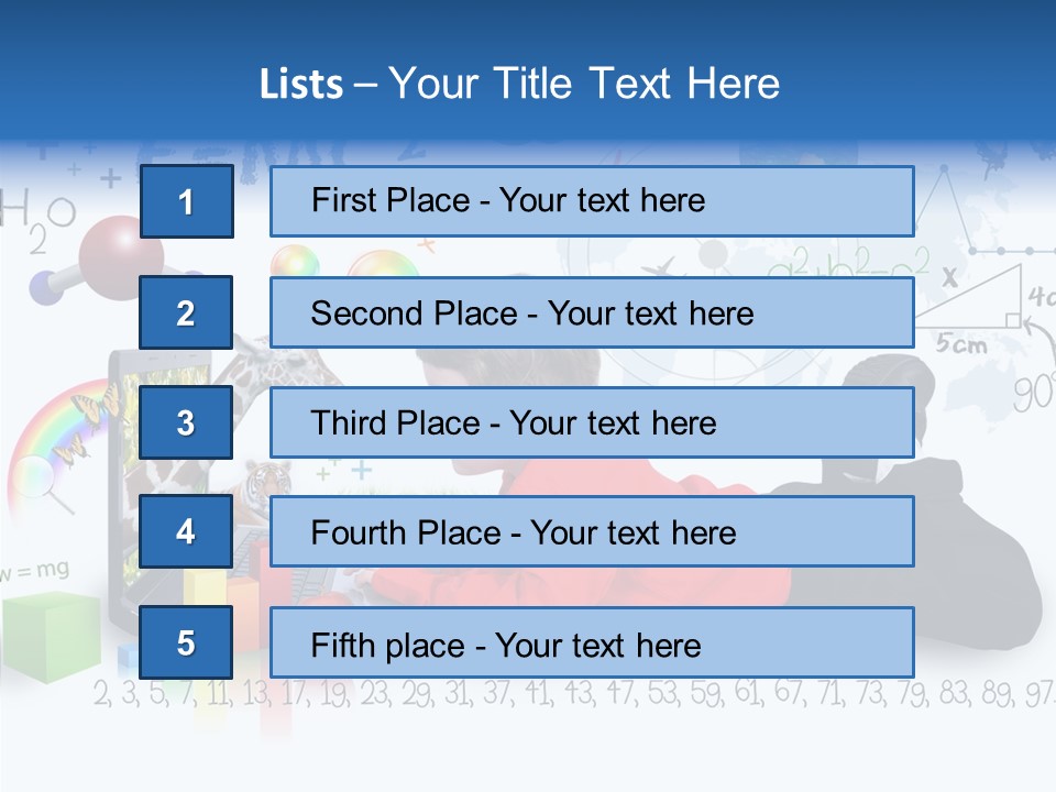 Sitting Little Advanced PowerPoint Template