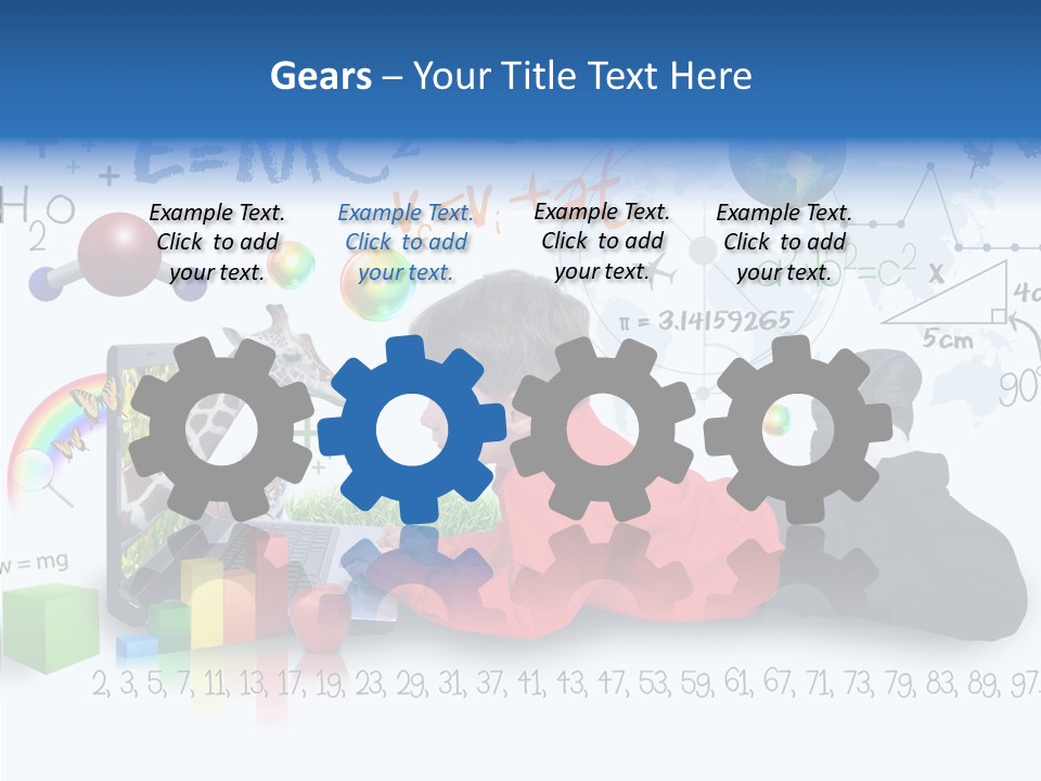 Sitting Little Advanced PowerPoint Template