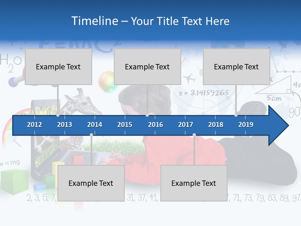 Sitting Little Advanced PowerPoint Template