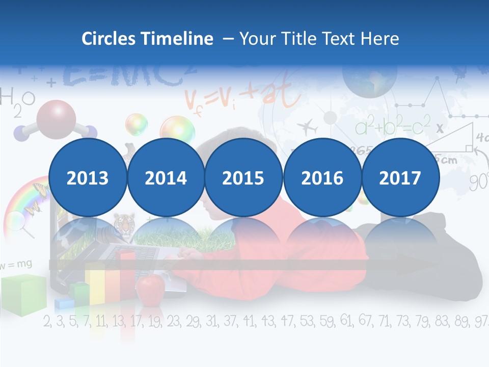 Sitting Little Advanced PowerPoint Template