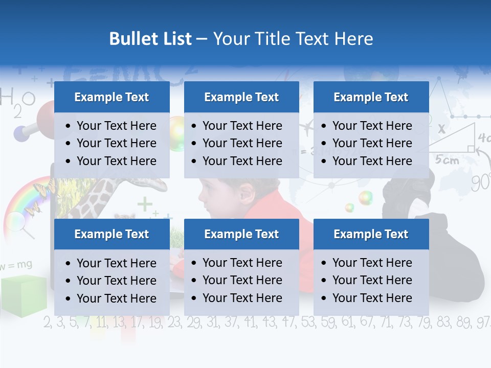 Sitting Little Advanced PowerPoint Template