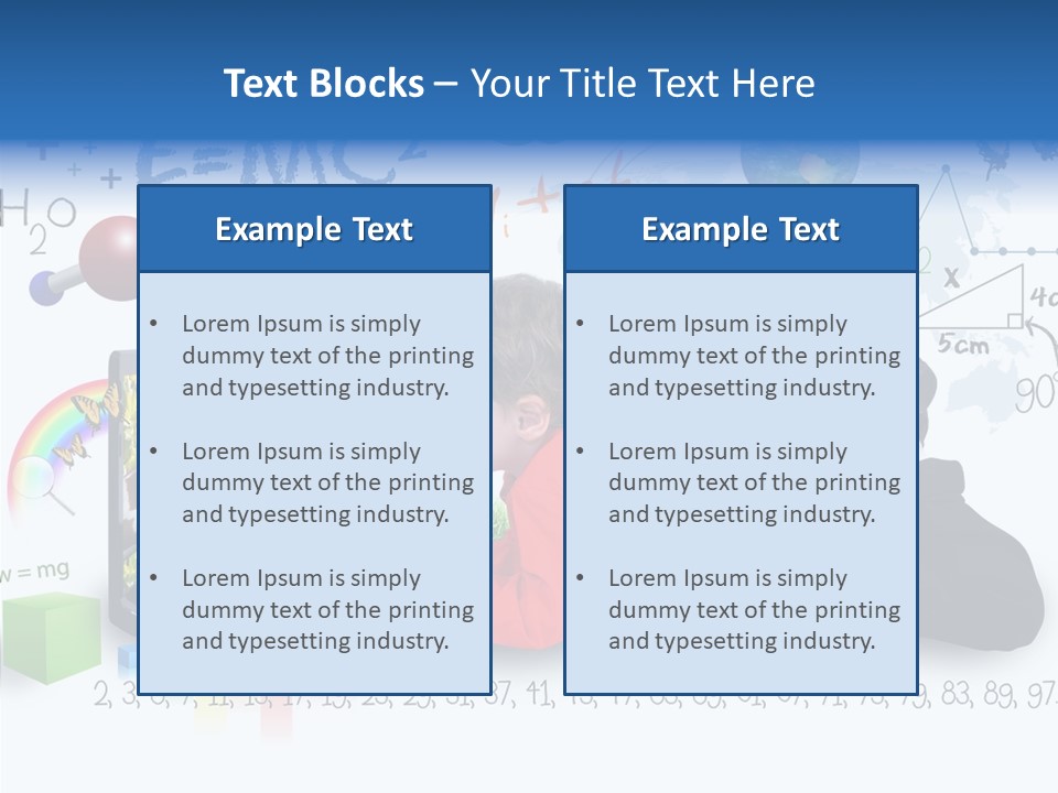Sitting Little Advanced PowerPoint Template