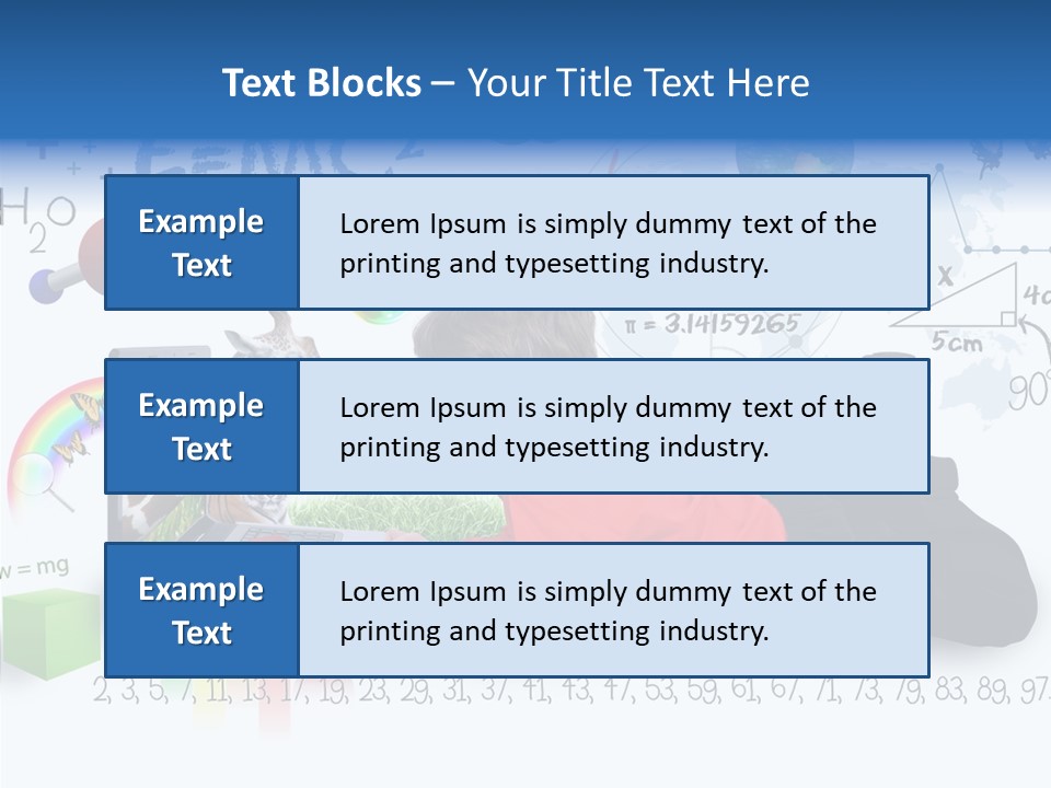 Sitting Little Advanced PowerPoint Template