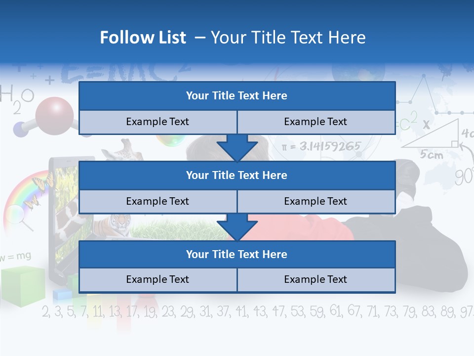 Sitting Little Advanced PowerPoint Template