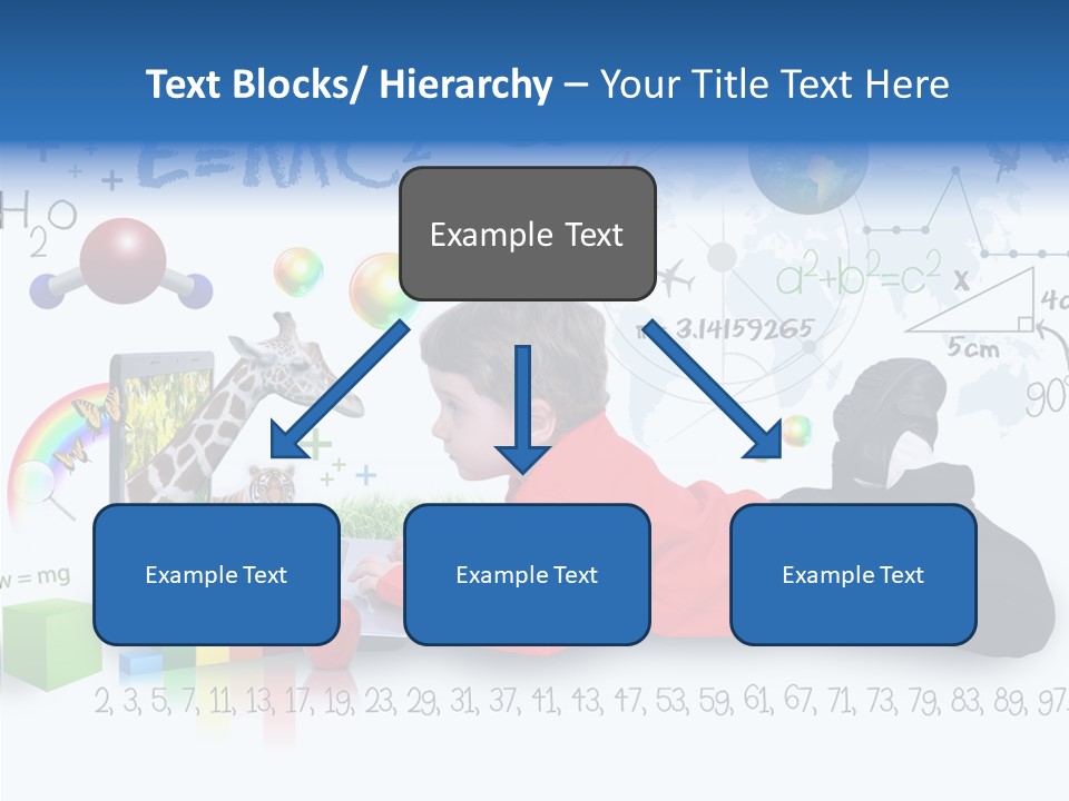 Sitting Little Advanced PowerPoint Template