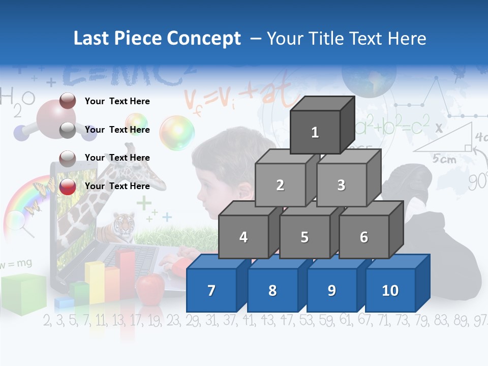 Sitting Little Advanced PowerPoint Template