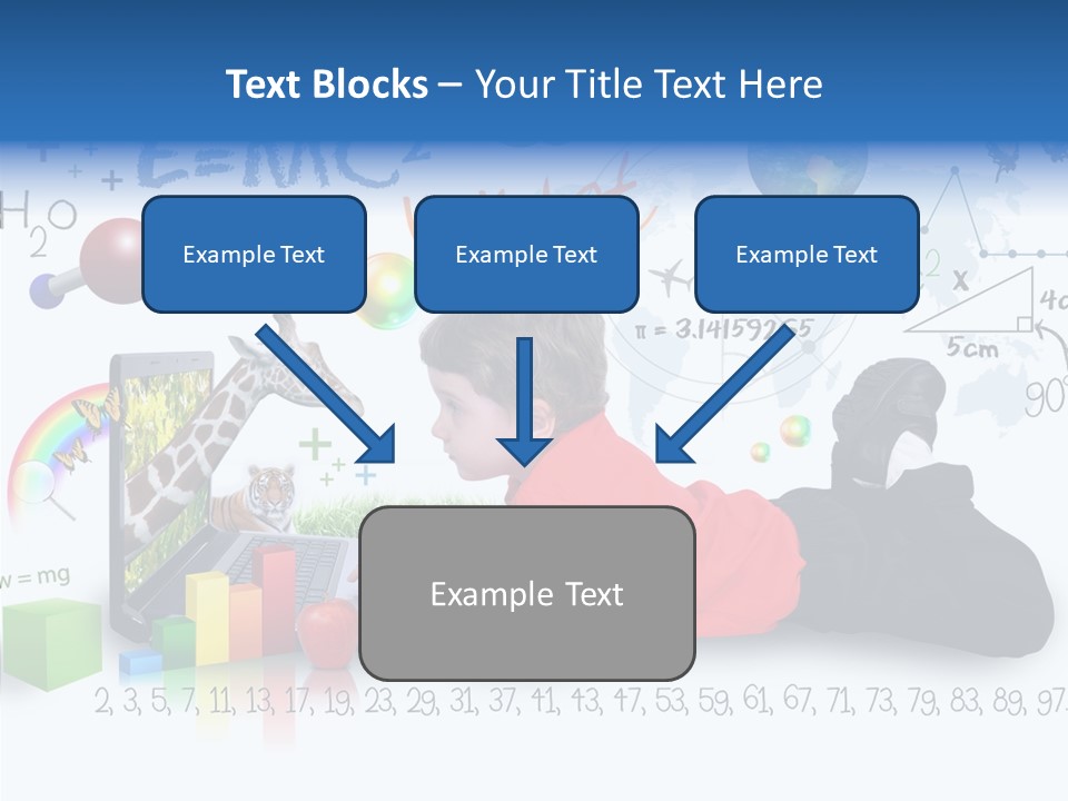 Sitting Little Advanced PowerPoint Template