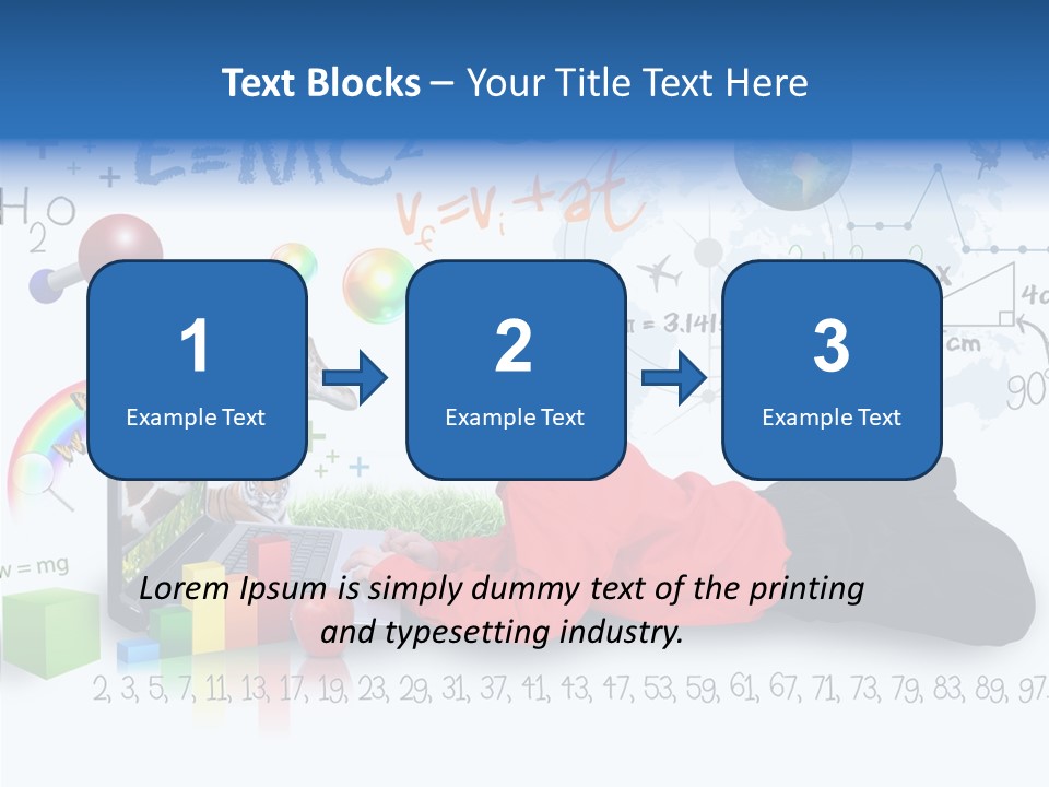 Sitting Little Advanced PowerPoint Template
