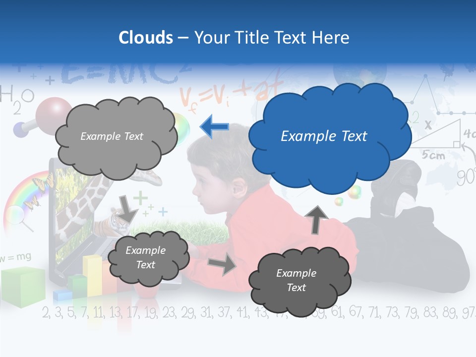 Sitting Little Advanced PowerPoint Template