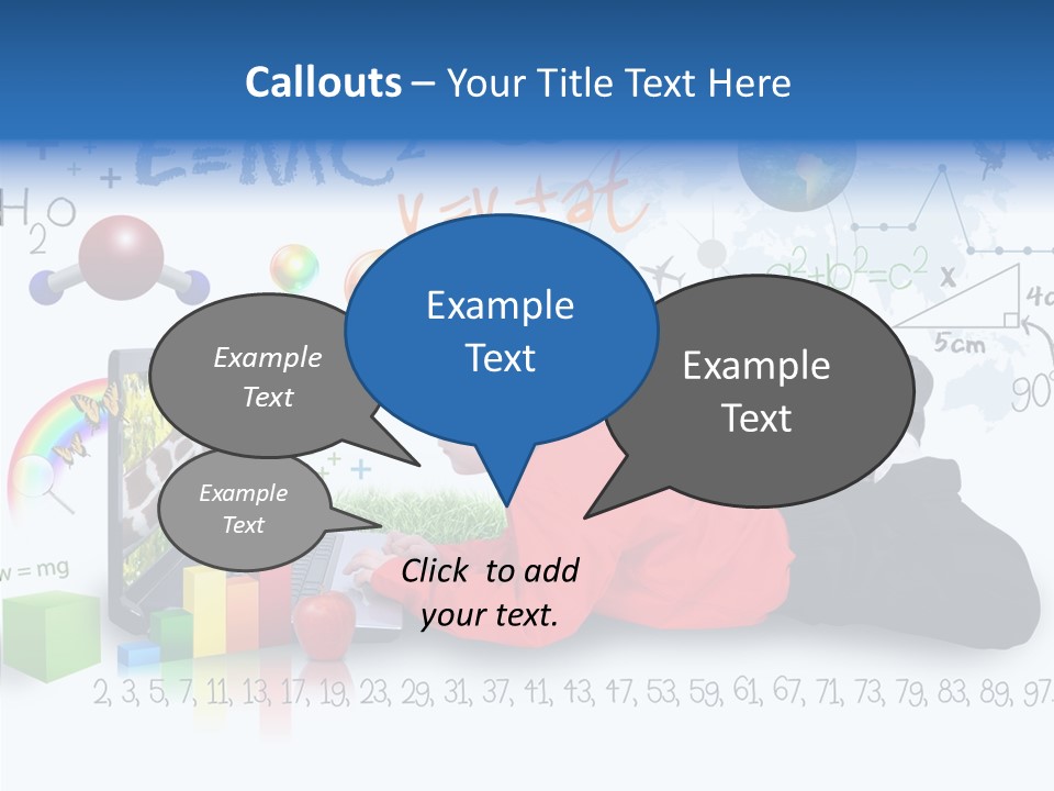 Sitting Little Advanced PowerPoint Template