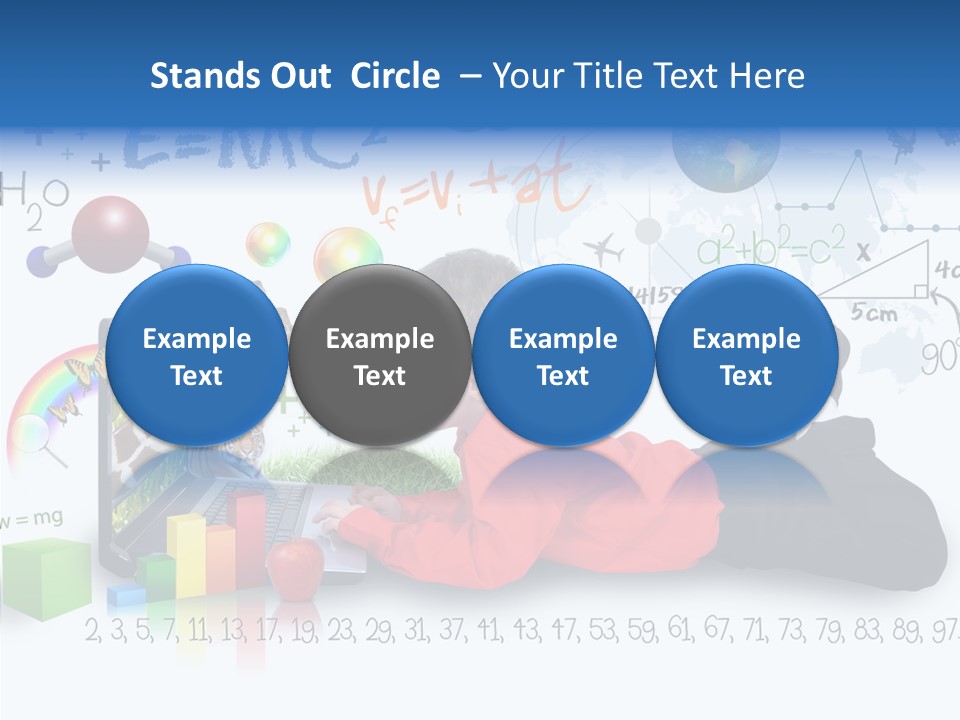 Sitting Little Advanced PowerPoint Template