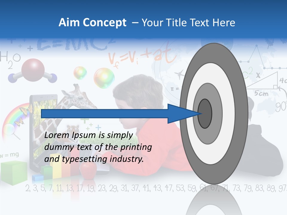 Sitting Little Advanced PowerPoint Template