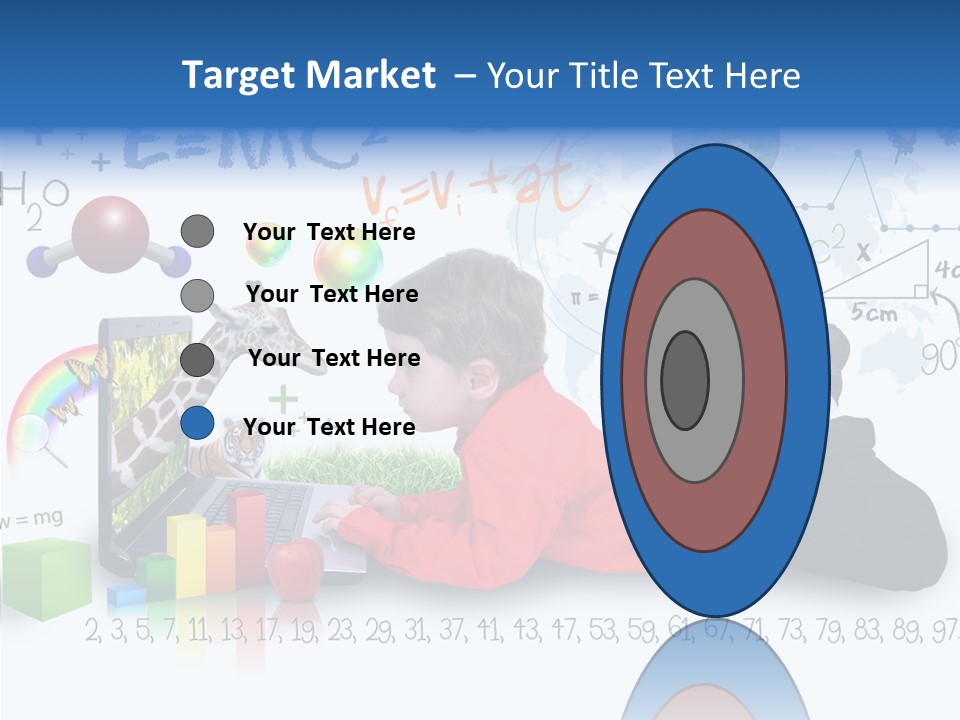 Sitting Little Advanced PowerPoint Template