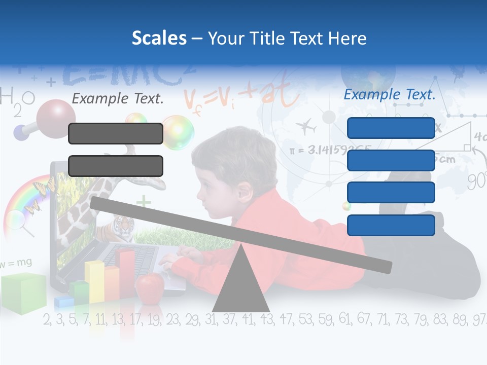 Sitting Little Advanced PowerPoint Template
