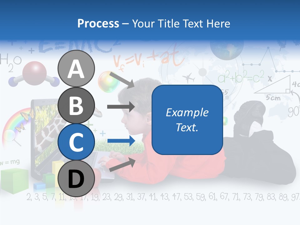 Sitting Little Advanced PowerPoint Template