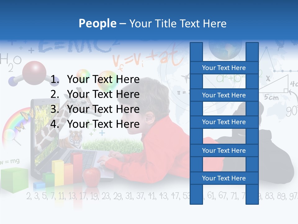 Sitting Little Advanced PowerPoint Template