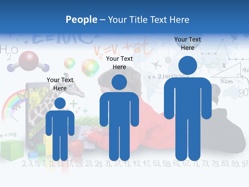 Sitting Little Advanced PowerPoint Template